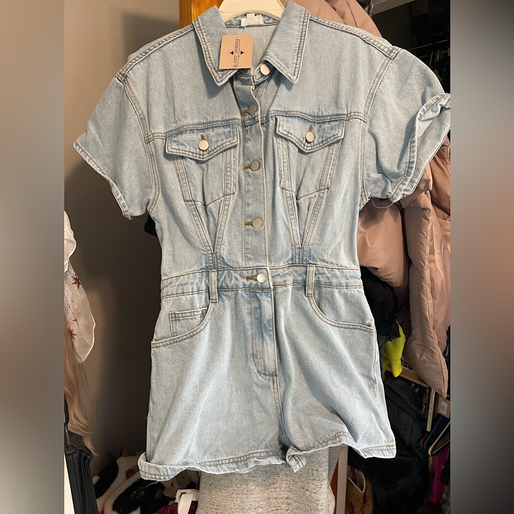 Jean Jacket Romper